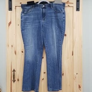 EVRI, bootcut bluejeans 18W